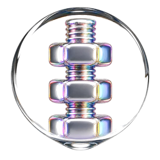 Nut Sort glass orb