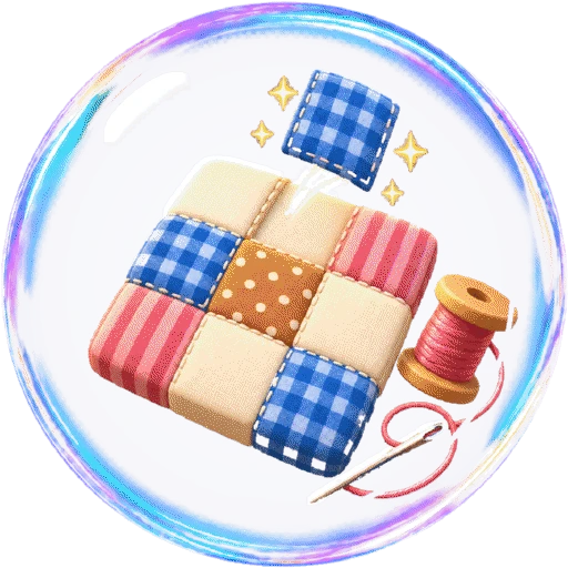 Quilt Recall glass orb