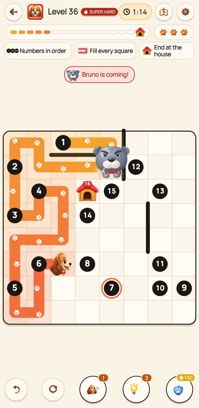 Enlarged game screenshot